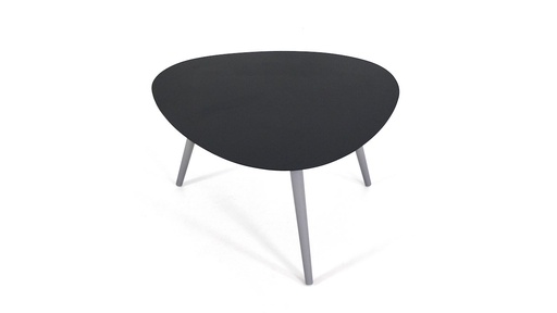 [V942512800] Mesa auxiliar de aluminio Kidney 65 cm